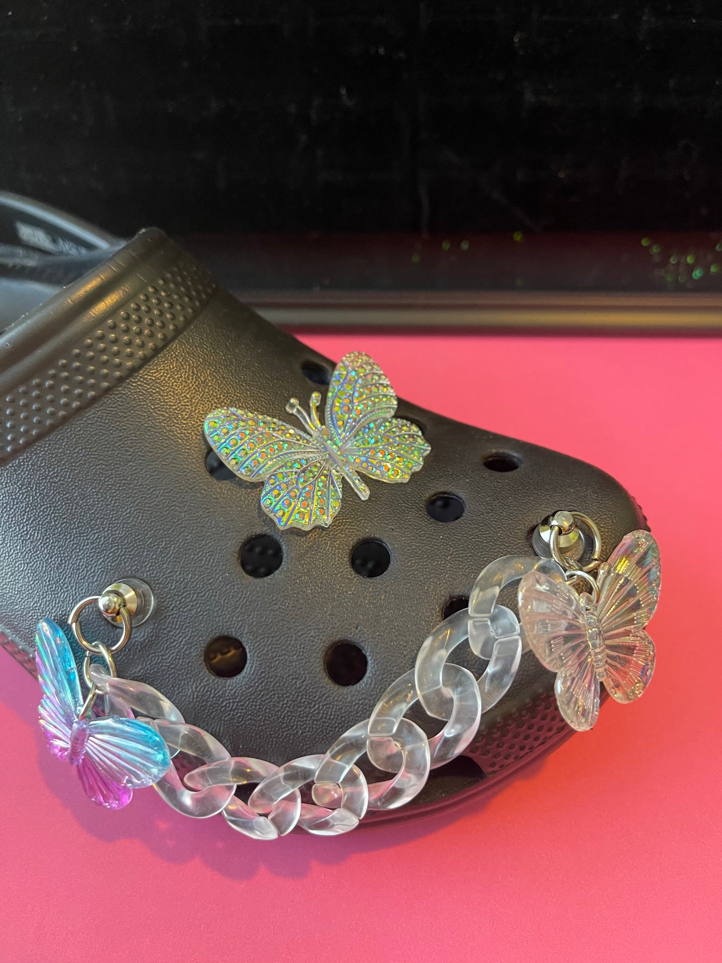 Inspired Croc Charm LV bling – ChayaCreates