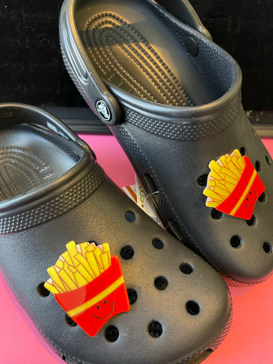 French fries crocs charms